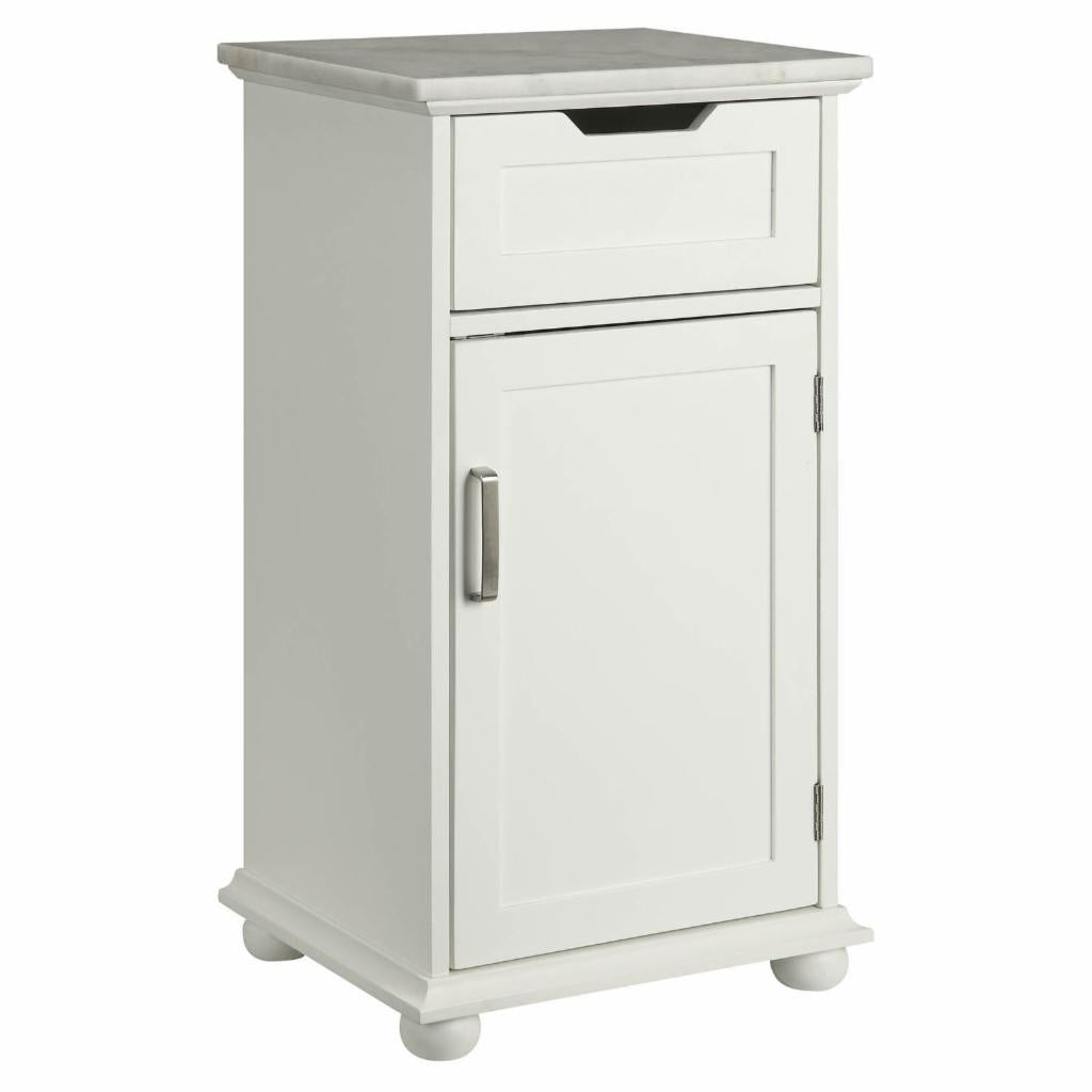 Floor Cabinets: White Bathroom Floor Cabinet