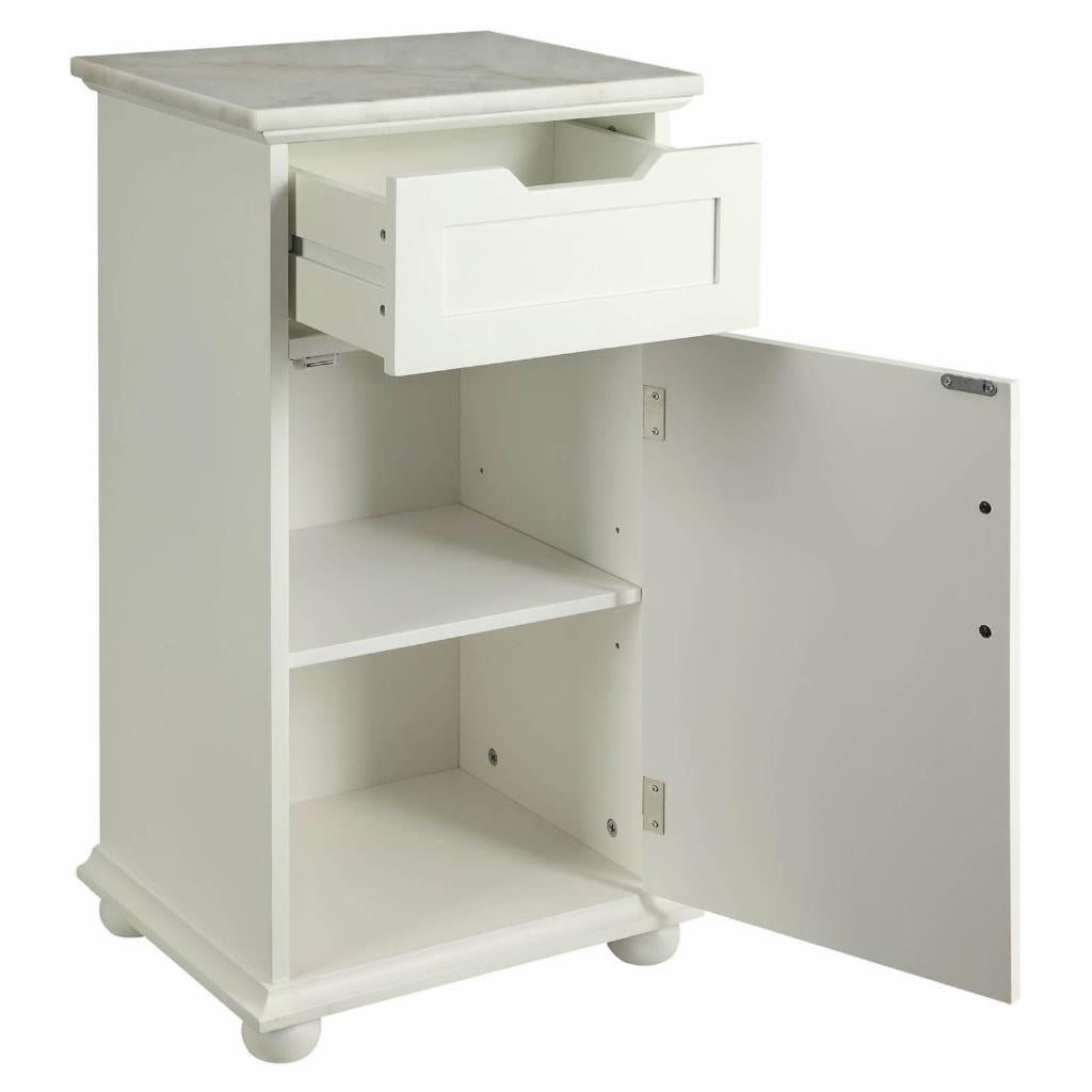 Floor Cabinets: White Bathroom Floor Cabinet