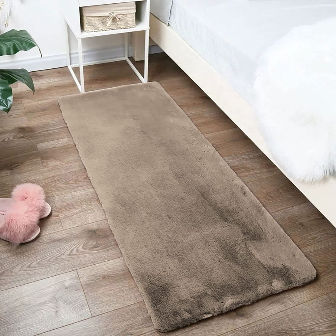 Floor Mats: Bathroom Door Foot Carpets Anti Skid Water Absorbent Easy Machine Washable Rug for Entrance | Kitchen Floor | 60 X 90 Cm | Beige | Pack of 1
