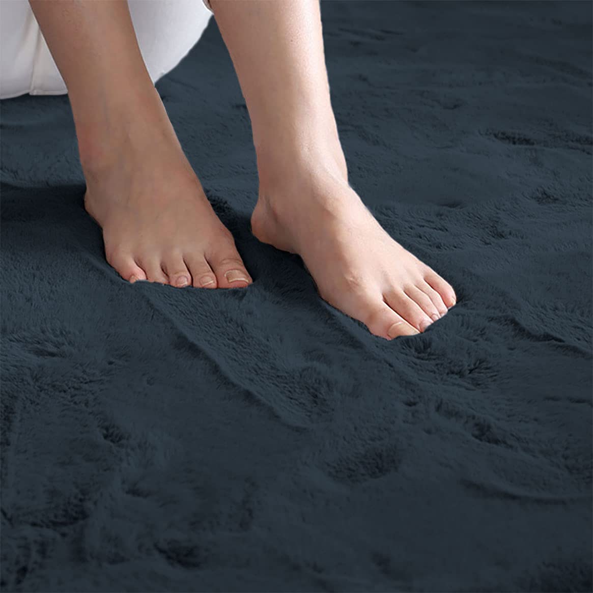 Floor Mats: Bathroom Door Foot Carpets Anti Skid Water Absorbent Easy Machine Washable Rug for Entrance | Kitchen Floor | 60 X 90 Cm | Beige | Pack of 1