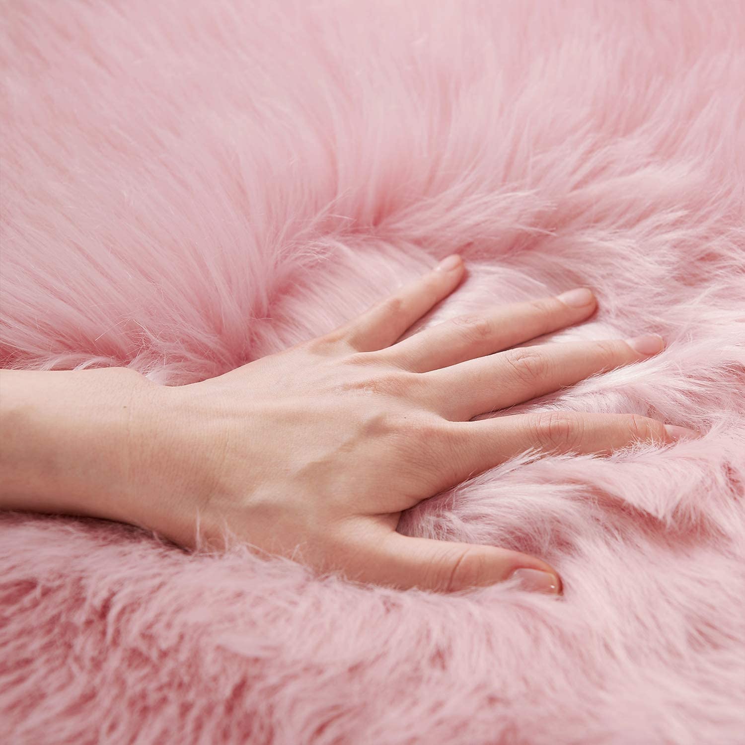 Floor Mats: Circular Carpet for Bedroom Soft Circle Kids Play Mat (30x30, Black)