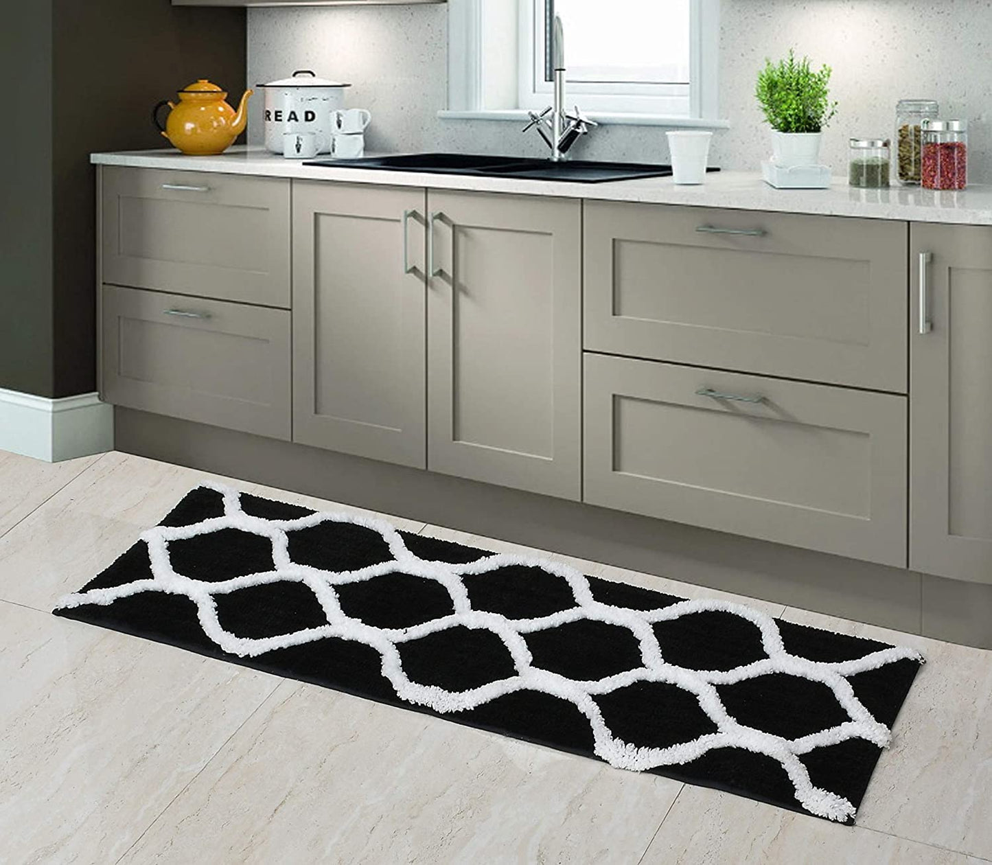 Floor Mats: Glorious Super Soft Microfiber Designer Anti Slip Bathmat
