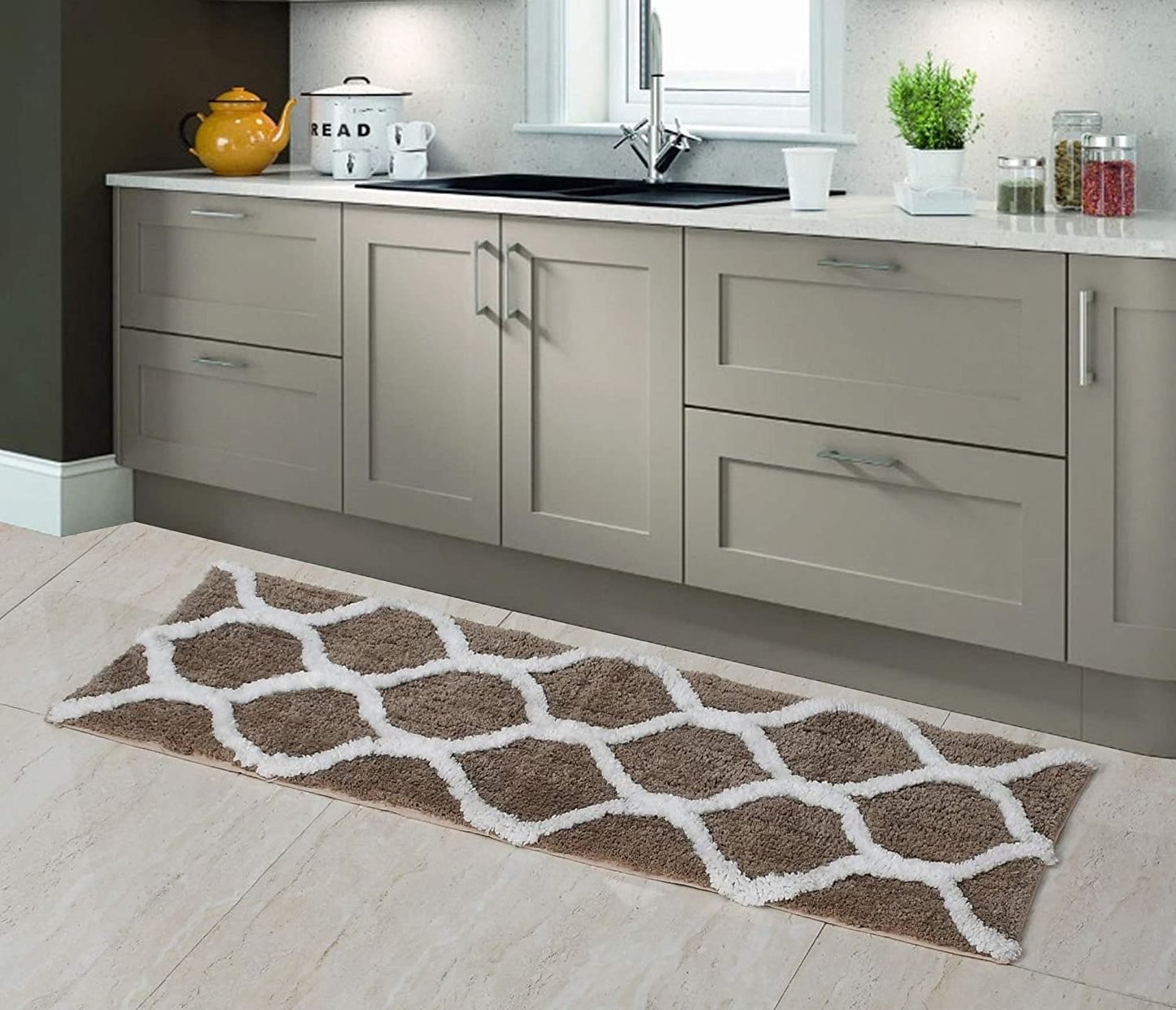Floor Mats: Glorious Super Soft Microfiber Designer Anti Slip Bathmat