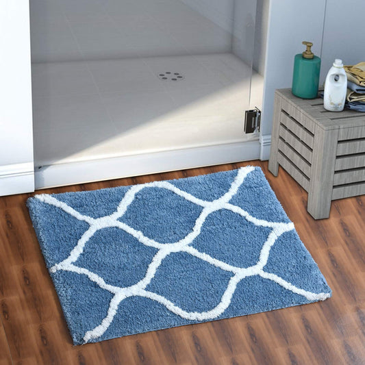 Floor Mats: Glorious Super Soft Microfiber Designer Anti Slip Bathmat