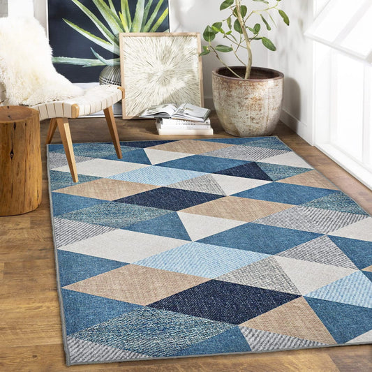 Floor Mats: Home 3D Printed American Bedside Runner Carpet Anti Skid for Home/ Kitchen /Kitchen/Living Area/Office Entrance