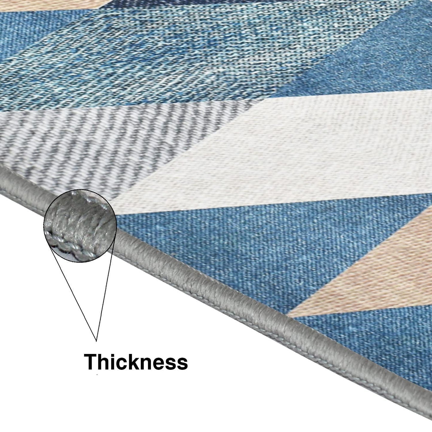 Floor Mats: Home 3D Printed American Bedside Runner Carpet Anti Skid for Home/ Kitchen /Kitchen/Living Area/Office Entrance