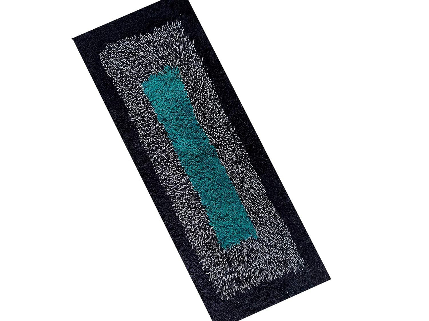Floor Mats: KANTA Hot Thread Kitchen Runner Floor Mat & Runner With Runner Size ( 120X40 Cm ) Lxw Centimetres And Bathmat Size ( 60X40 Cm ) Lxw Centimetres Blue(Cotton)