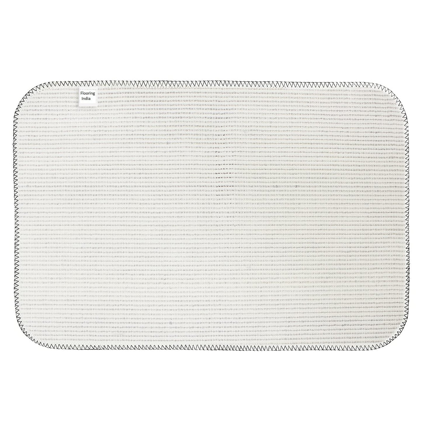 Floor Mats: Kitchen Mat and Runner with Anti Skid Backing,Colour Aqua Strip Blue (40x120(40 x 60) CM Set of 2