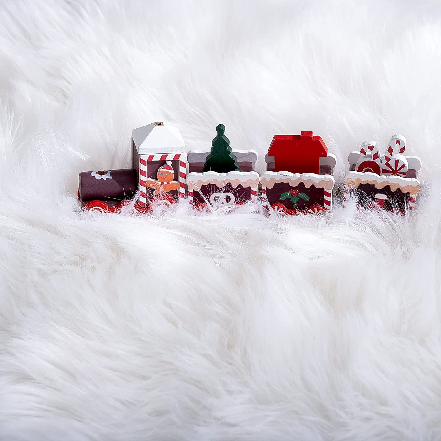 Floor Mats: Luxury 1.5 Feet Faux Fur Sheepskin Rugs Ultra Soft Fluffy Chair Cover Seat Cushion Pad Area Rugs Shaggy Wool (White Square, 18x18)