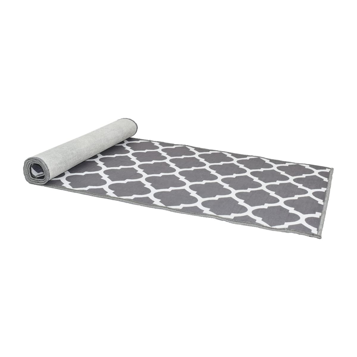 Foor Mats: Anti-Skid Look Soft Washable Multi Purpose Mat & Runner Set (18x54 & 17x26 Inches) Kitchen Combo Mat of 2 Pieces ((Desizn No 04, velvet soft nylon)