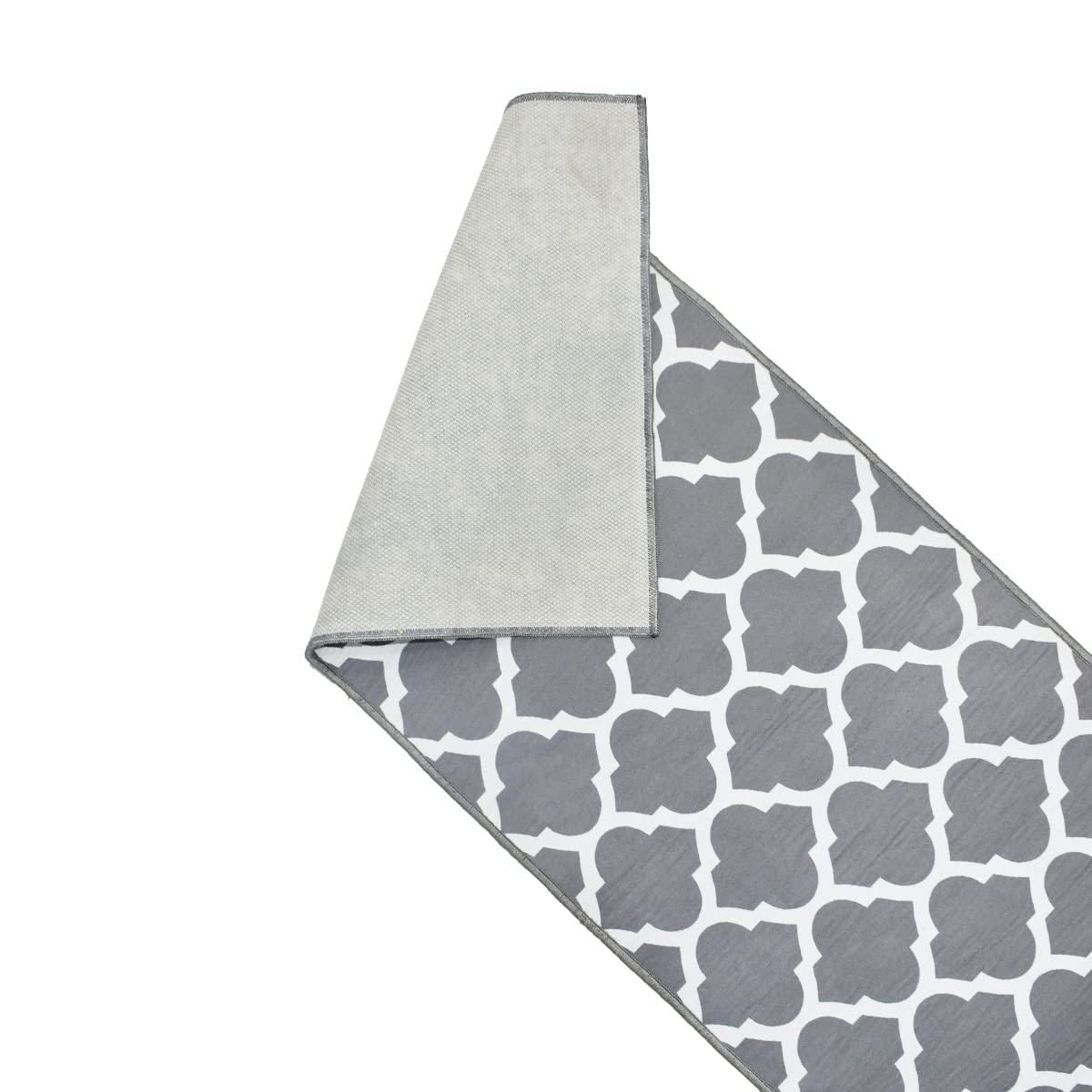 Foor Mats: Anti-Skid Look Soft Washable Multi Purpose Mat & Runner Set (18x54 & 17x26 Inches) Kitchen Combo Mat of 2 Pieces ((Desizn No 04, velvet soft nylon)