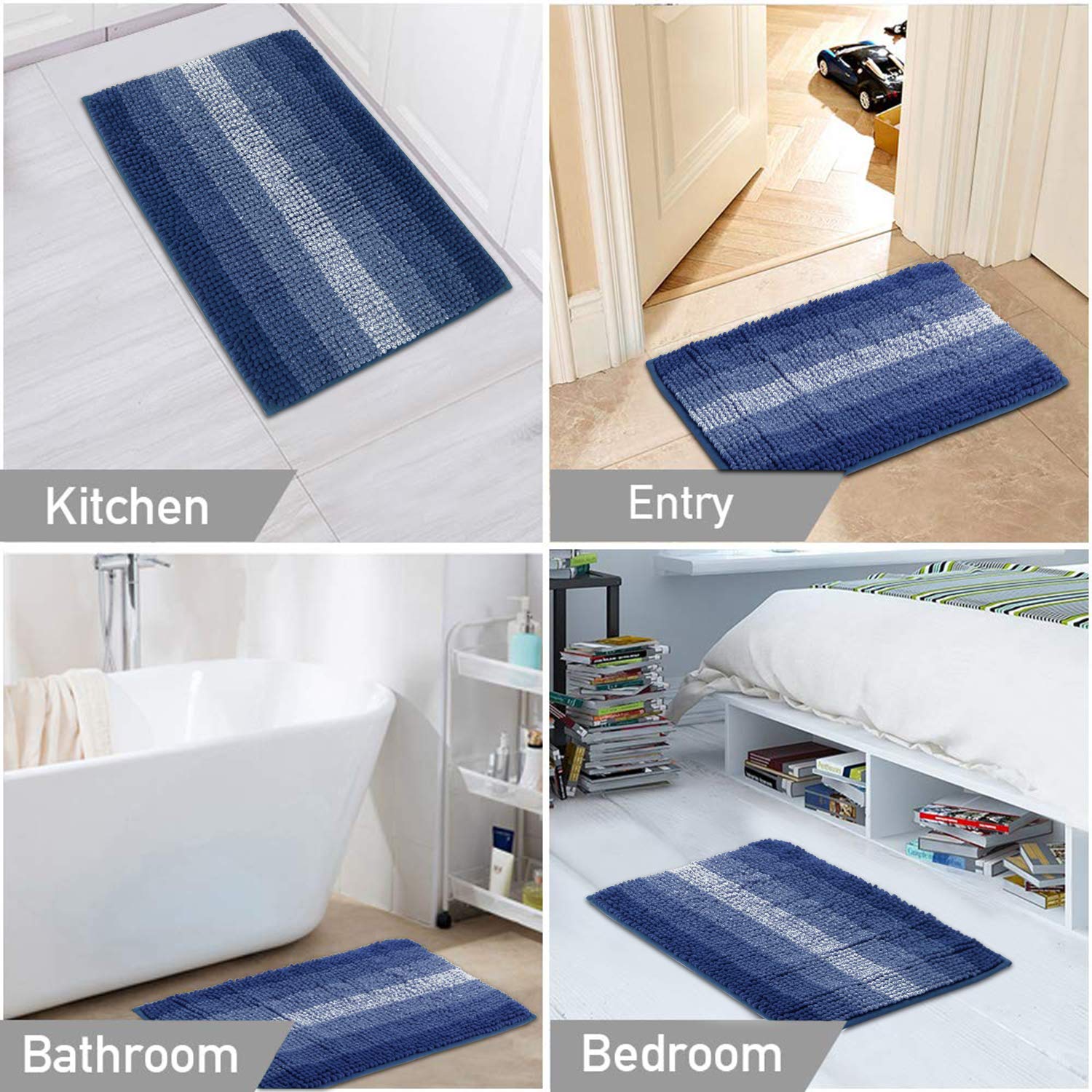 Foor Mats: Large 40x120cm Multipurpose Rug Runner for Bedroom, Balcony, Terrace