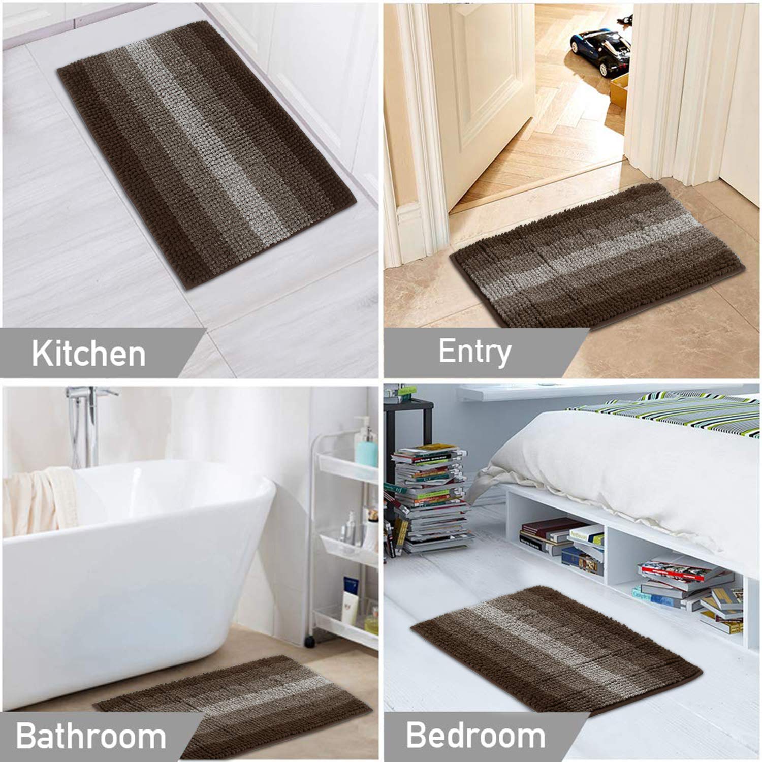 Foor Mats: Large 40x120cm Multipurpose Rug Runner for Bedroom, Balcony, Terrace