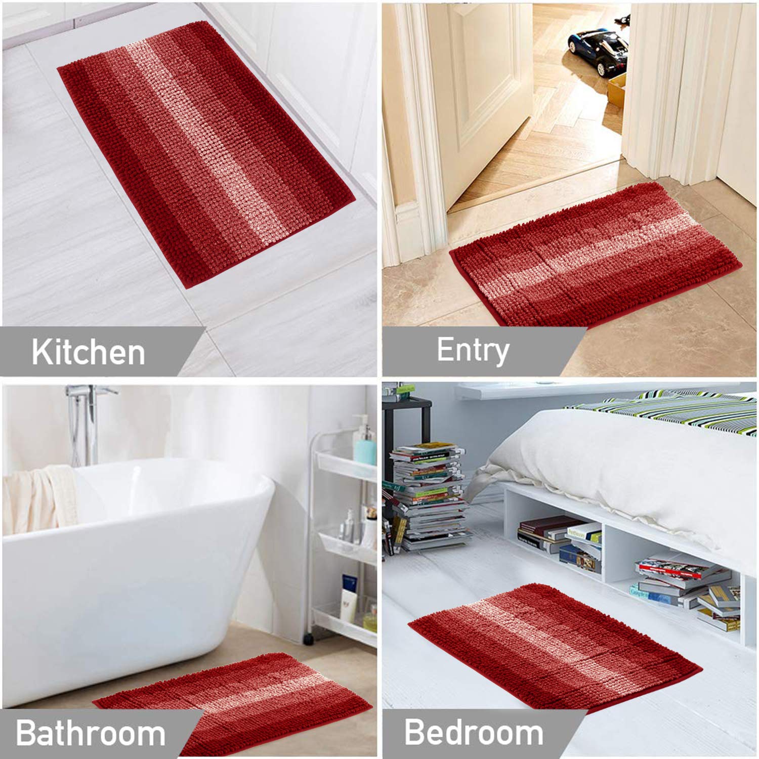 Foor Mats: Large 40x120cm Multipurpose Rug Runner for Bedroom, Balcony, Terrace