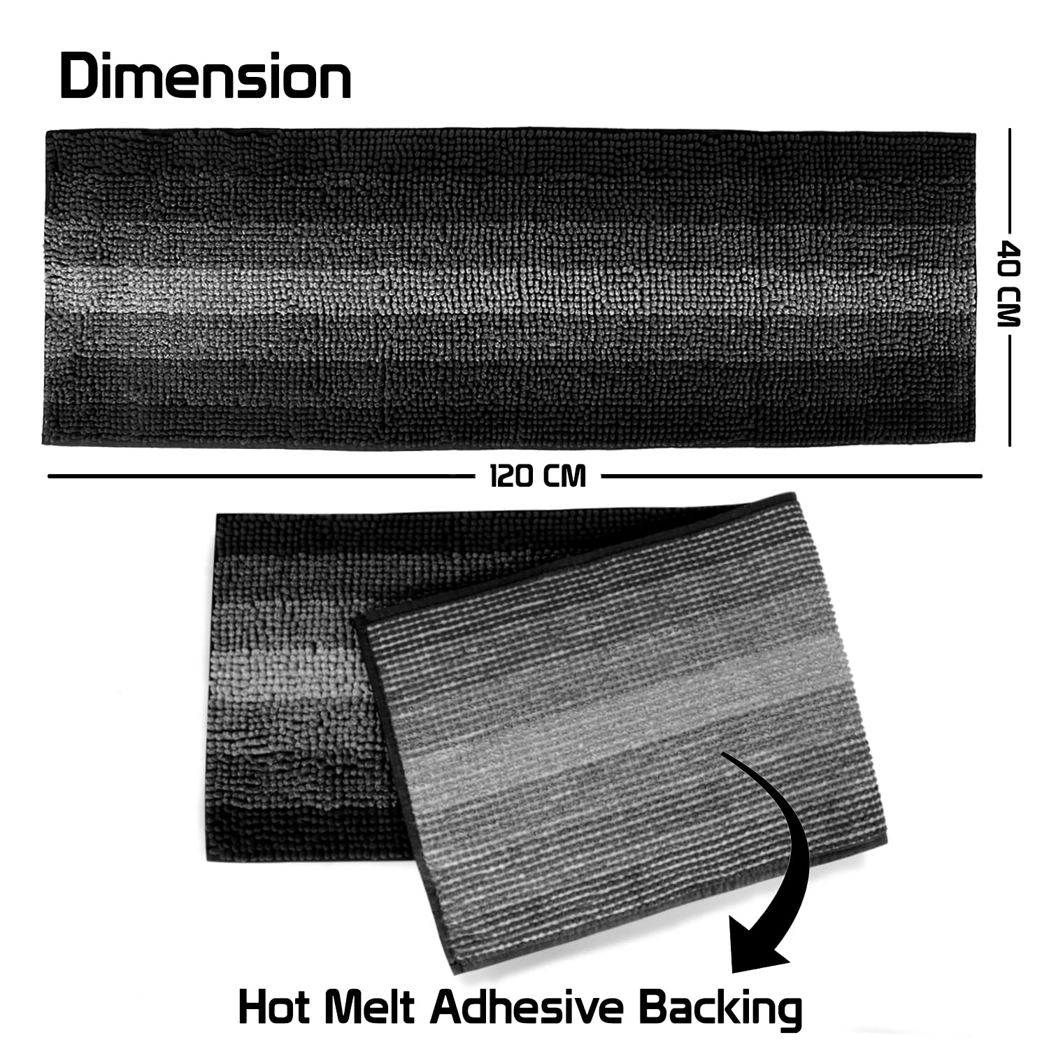 Foor Mats: Large 40x120cm Multipurpose Rug Runner for Bedroom, Balcony, Terrace