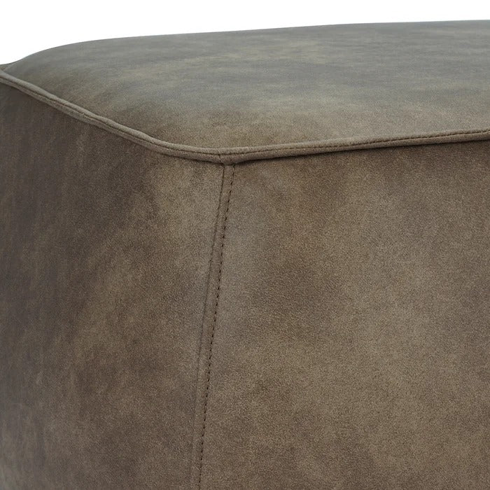 Foot Stool: 23.6'' Wide Velvet Square Cocktail Ottoman