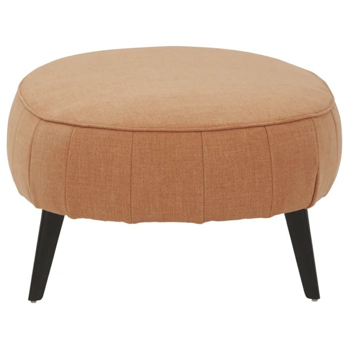 Foot Stool: 41'' Wide Velvet Oval Cocktail Ottoman