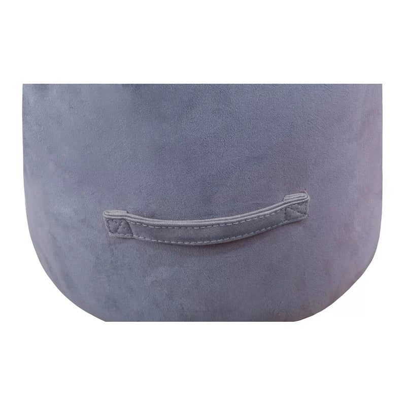 Foot Stool : Velvet Tufted Round Pouf Ottoman