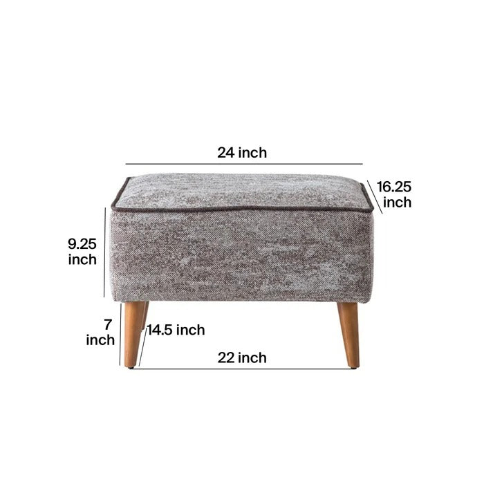 Foot Stool: Square Geometric Pouf Ottoman
