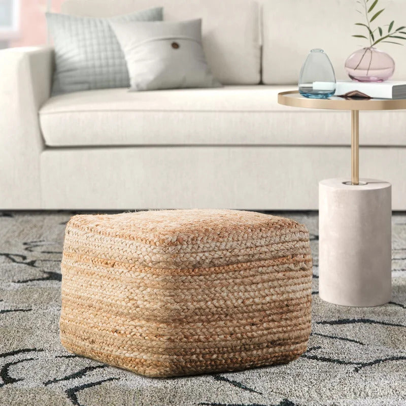 Foot Stool : Square Pouf Ottoman