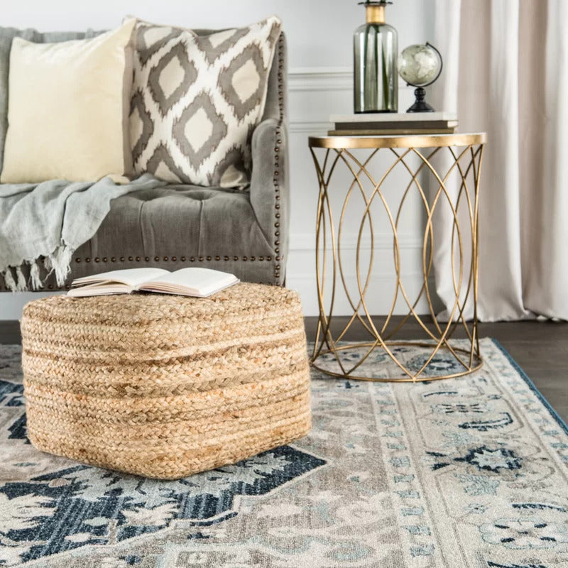 Foot Stool : Square Pouf Ottoman