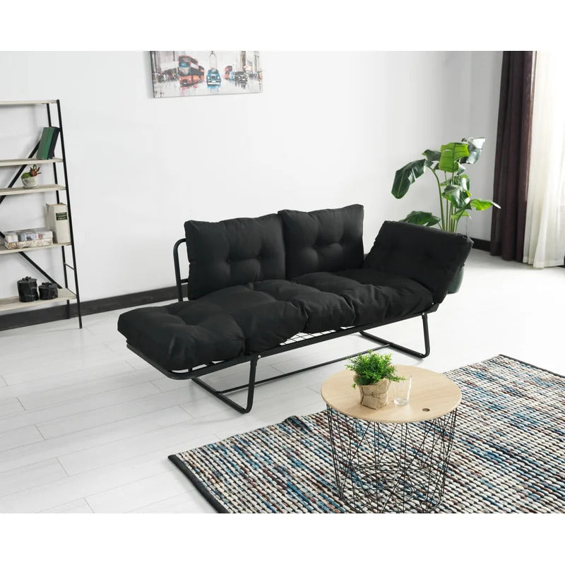 Futon: 66'' Wide Convertible Sofa