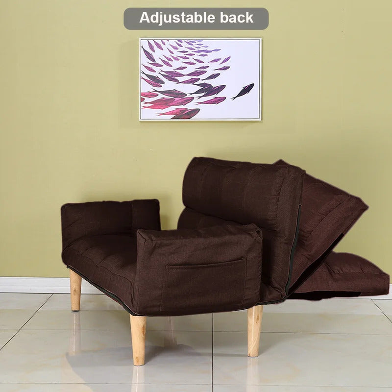 Futon: 68.5'' Wide Back Sofa