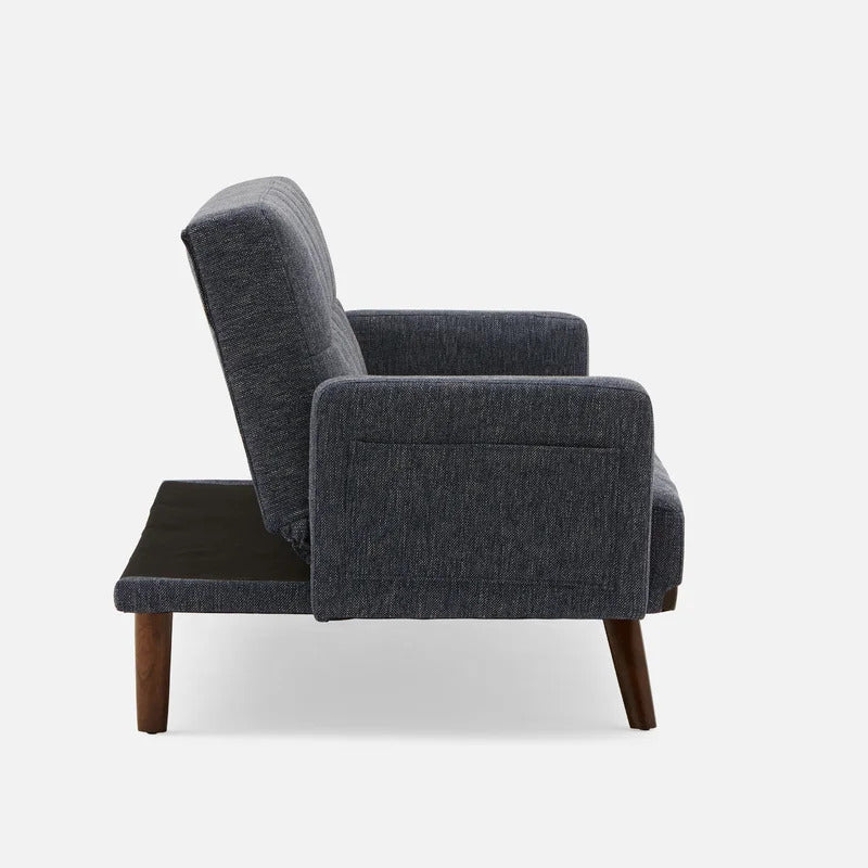Futon: 78.7" Wide Convertible Sofa