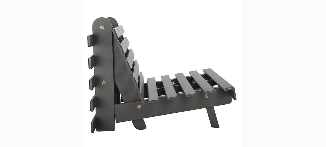 Futon: Blue Wooden Single Futon Sofa Cum Bed