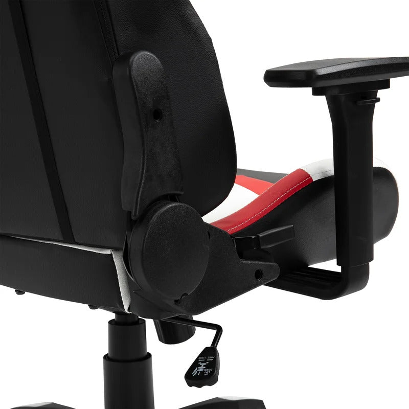 Gaming Chair: Adjustable Reclining Faux Leatherette Racing Game Chair
