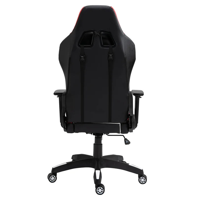 Gaming Chair: Adjustable Reclining Faux Leatherette Racing Game Chair