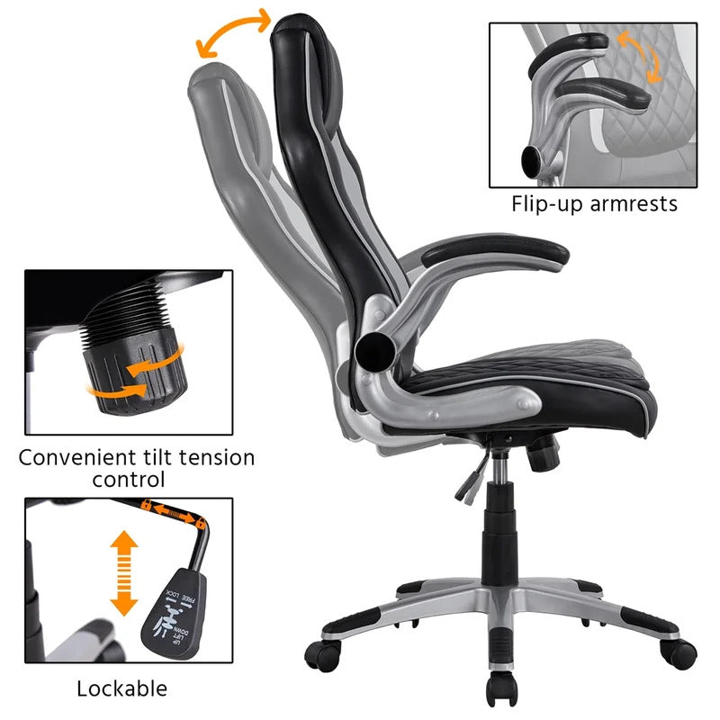 Gaming Chair: Modern Black Gaming Chair