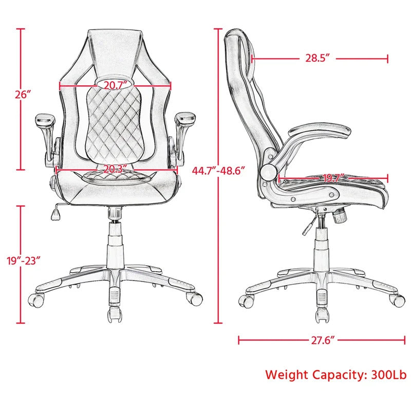 Gaming Chair: Modern Black Gaming Chair