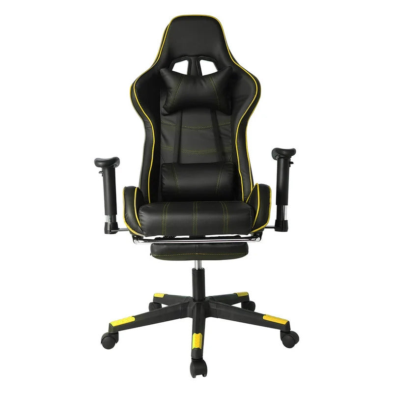 Gaming Chair: PC & Racing Game Chair with Footrest