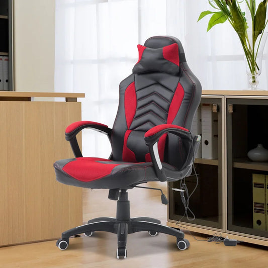 Gaming Chair: Racing Massage Gaming Chair