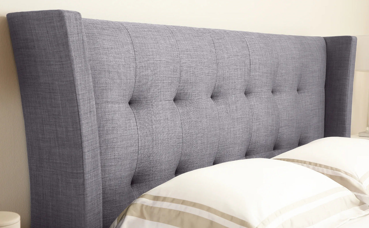 Double Bed: Kenle Fabric Double Hydraulic Bed