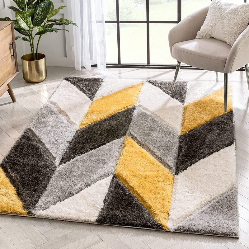 Carpets: Hand Woven Modern Bedside Carpet