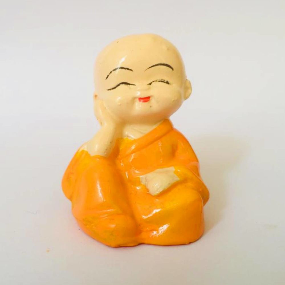 Home Decor : Boomer Jade Plant with Laughing Buddha or Monk