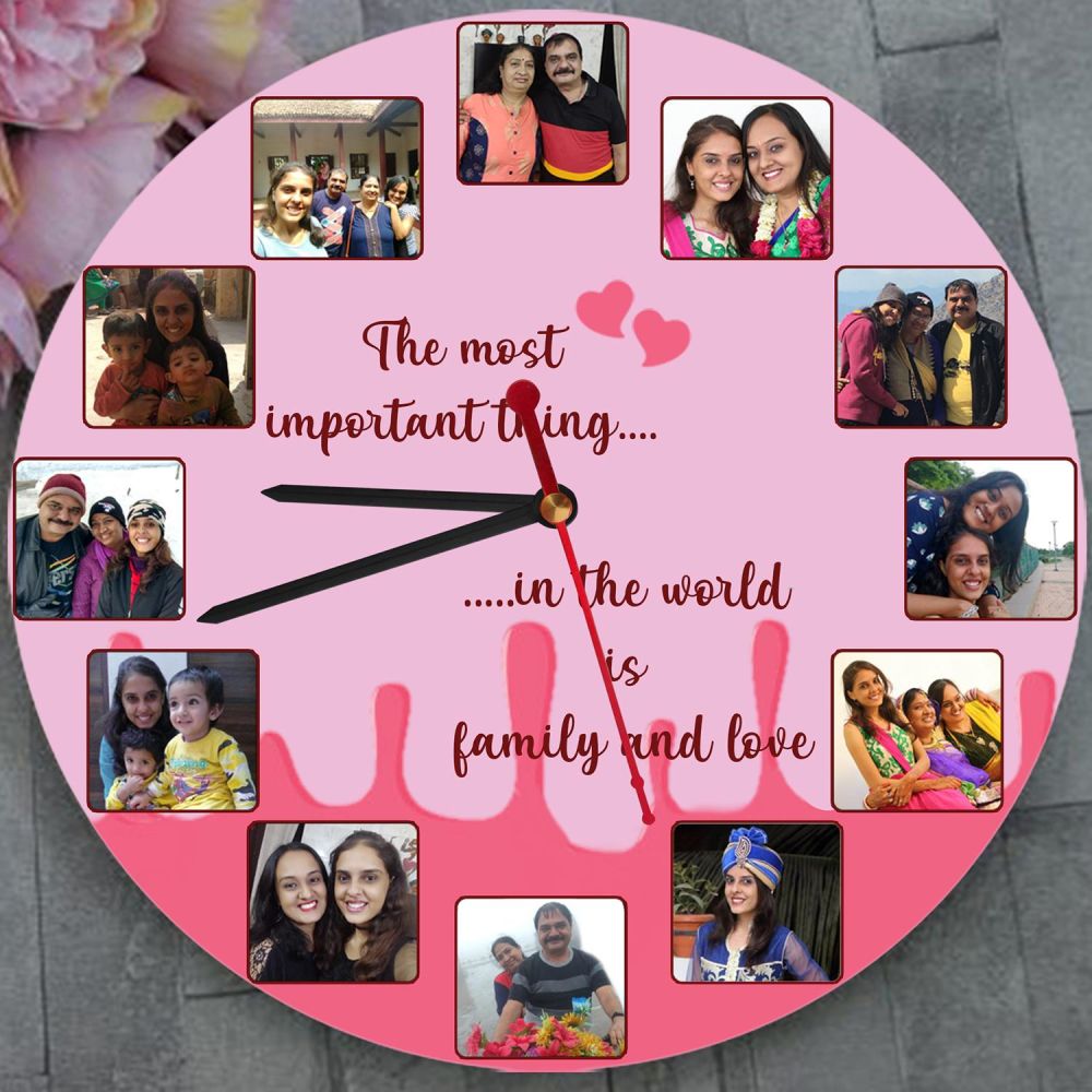 Home Decor : Create Happy Moments Clock