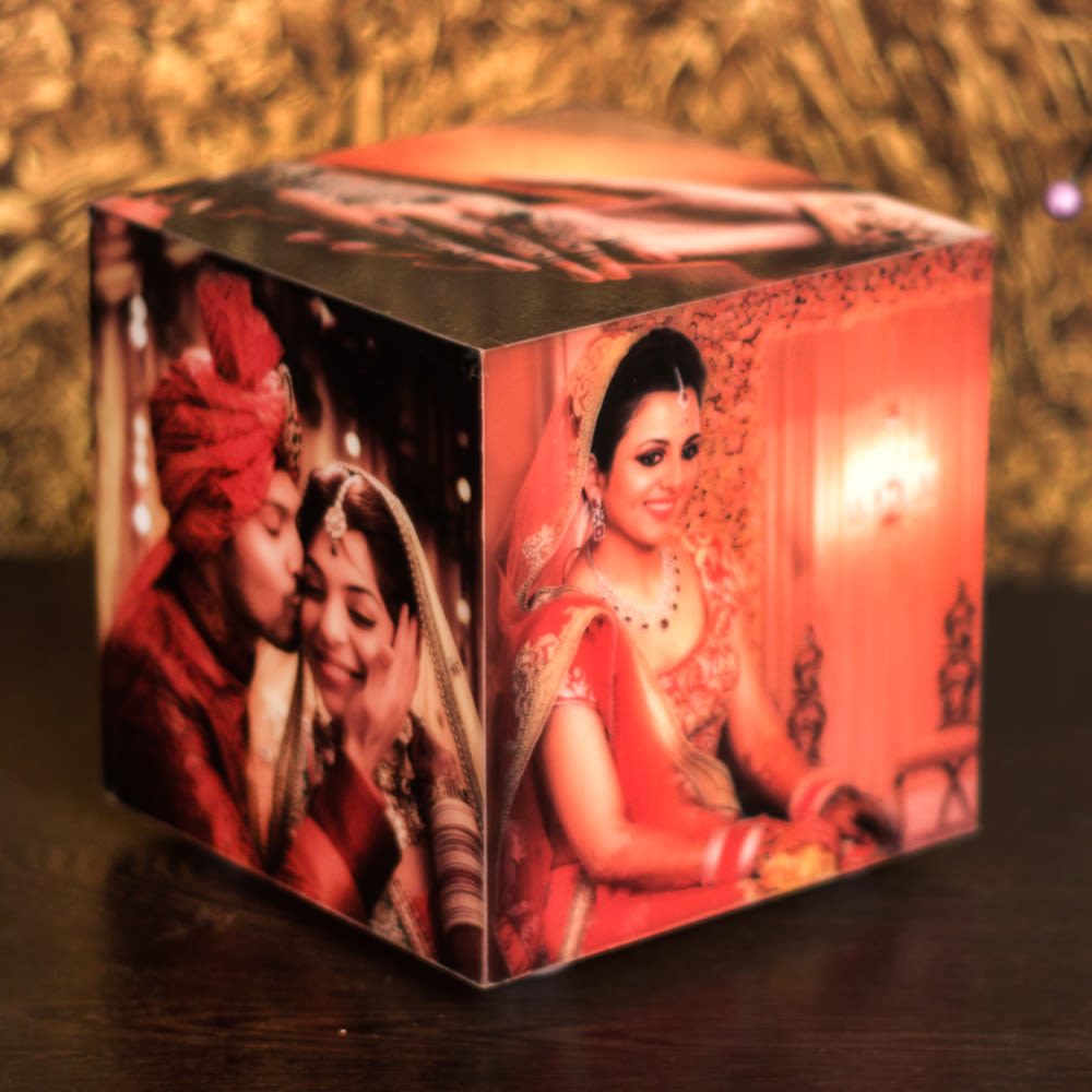 Home Decor : Cube Table Lamp
