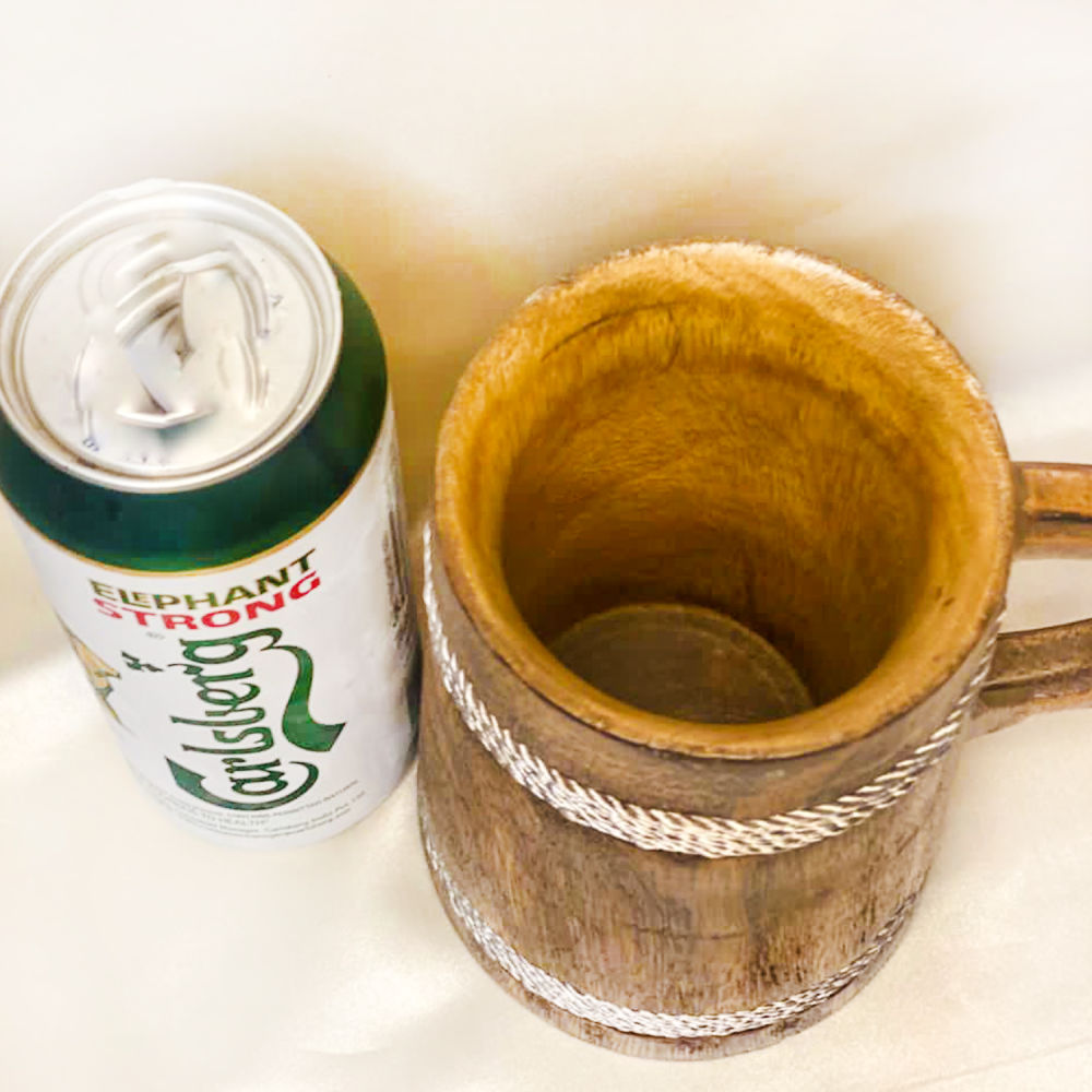 Home Decor : Eloquent Wooden Beer Mug