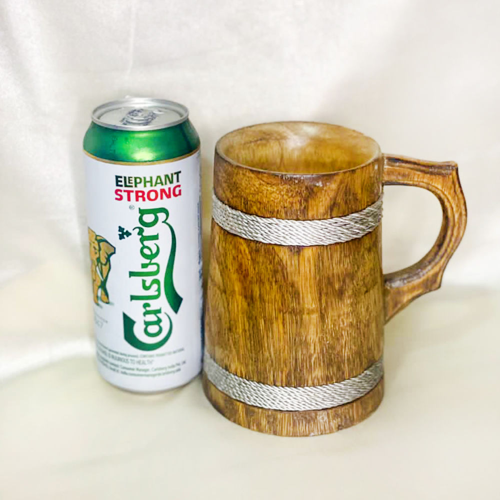 Home Decor : Eloquent Wooden Beer Mug