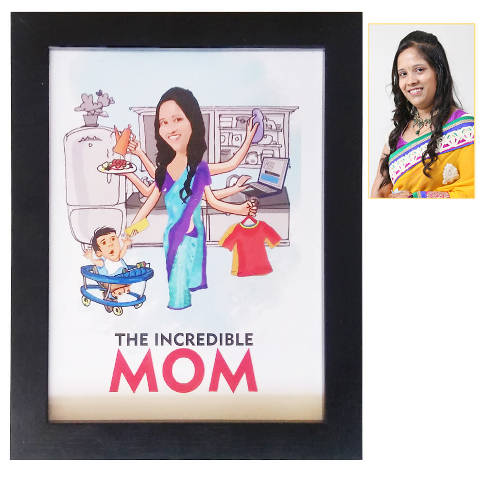 Home Decor Incredible Mom Photo Frame