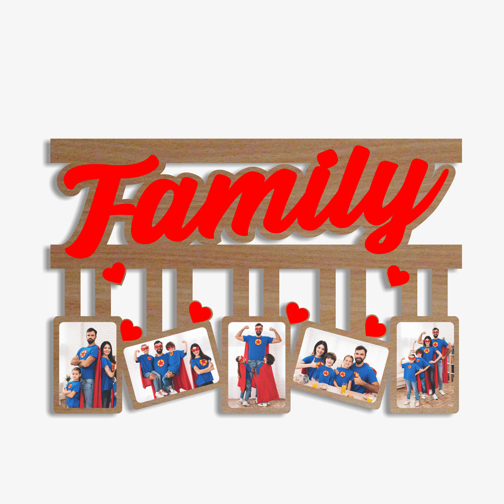 Home Decor : Personalized Family Photo Frame