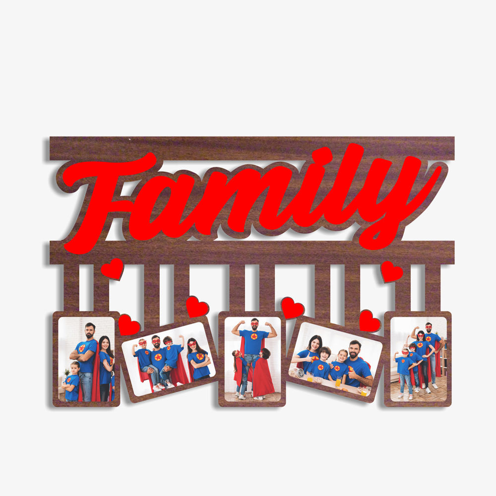 Home Decor : Personalized Family Photo Frame