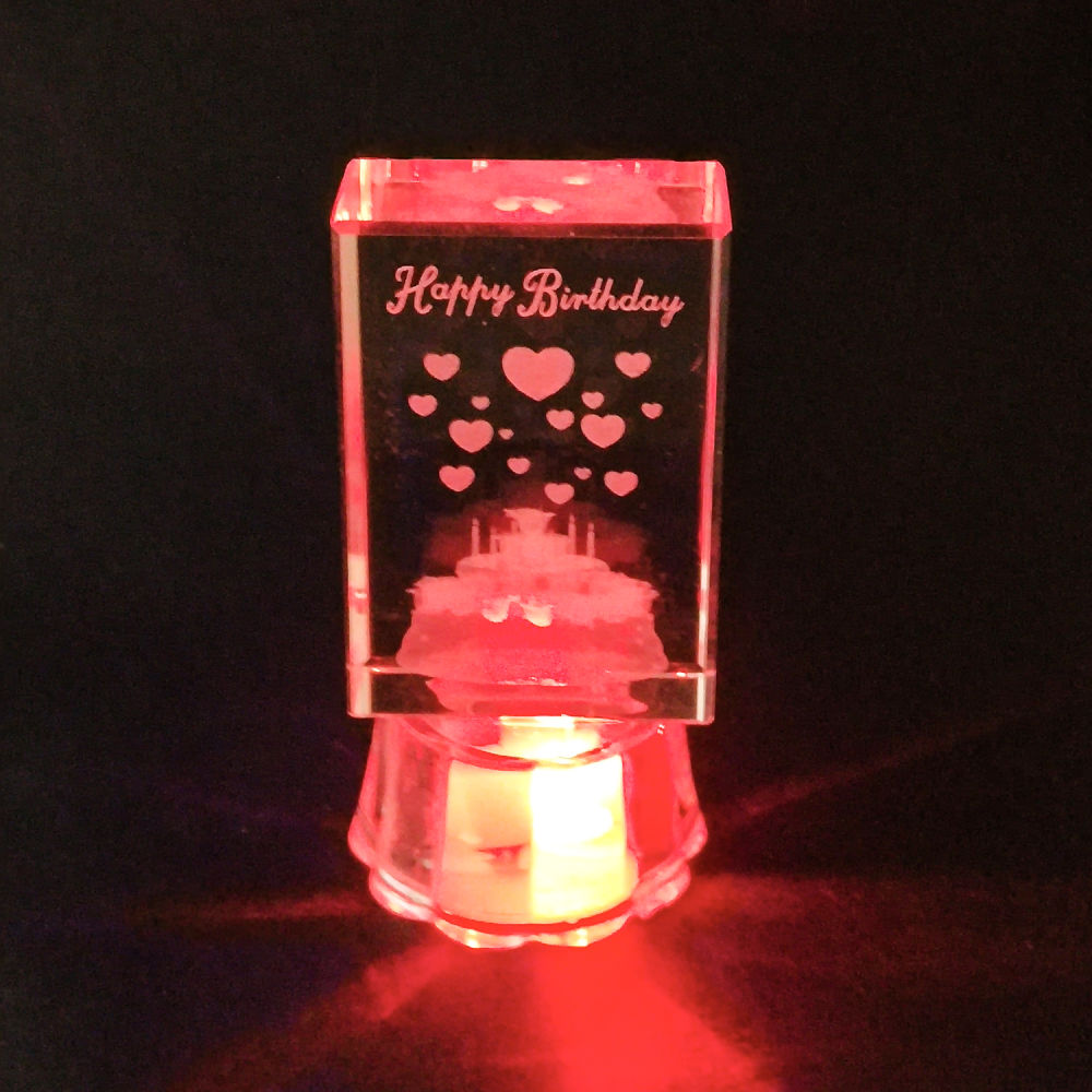 Home Decor : Unique Crystal With Love Quote