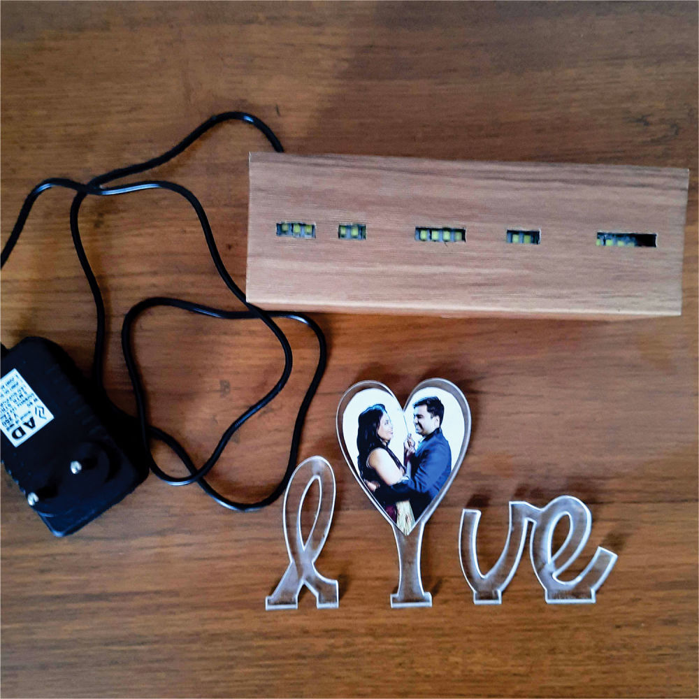 Home decor : Forever Love Lamp
