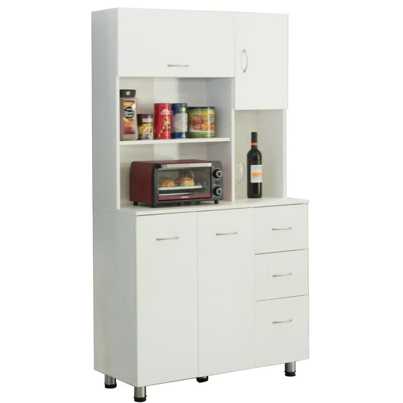 Hutch Cabinets : 66.5" Kitchen Pantry/Microwave Stands