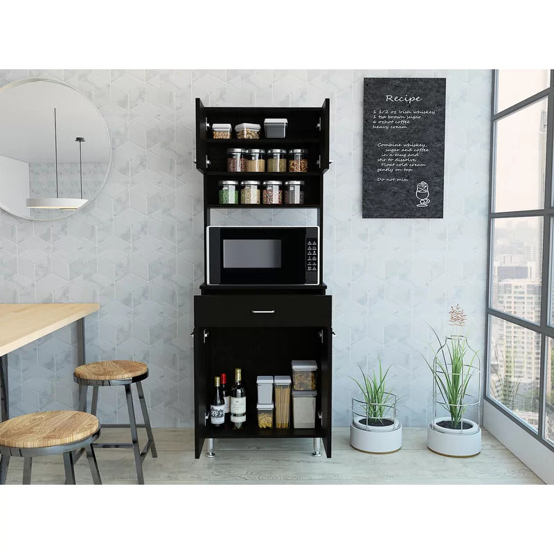 Hutch Cabinets : 67" Kitchen Pantry/Microwave Stands