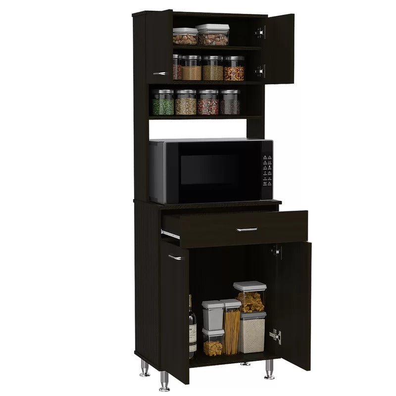 Hutch Cabinets : 67" Kitchen Pantry/Microwave Stands